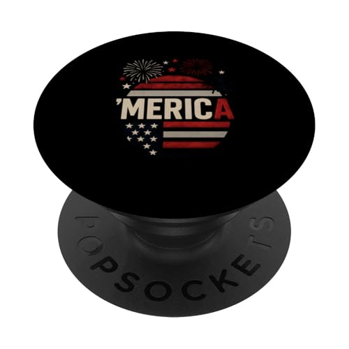 4. Juli Feuerwerk Merica Patriotic Vintage Damen PopSockets Klebender PopGrip 4. Juli Feuerwerk Merica Patriotic Vintage Damen PopSockets Klebender PopGrip von Patriotic Panache - 4th of July & Memorial Day