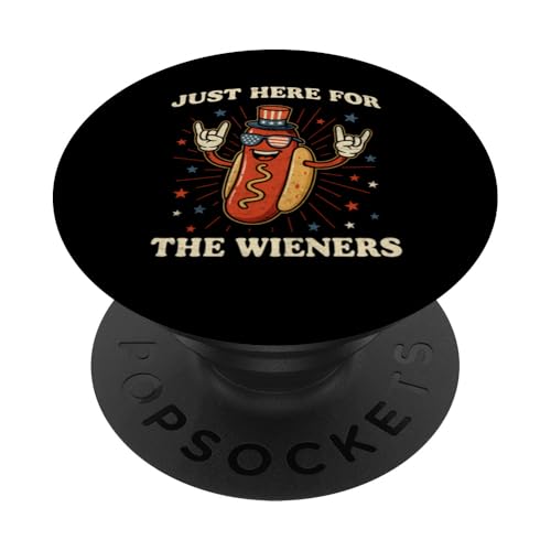 4. Juli Here For The Wieners Vintage Damen American PopSockets Klebender PopGrip 4. Juli Here For The Wieners Vintage Damen American PopSockets Klebender PopGrip von Patriotic Panache - 4th of July & Memorial Day
