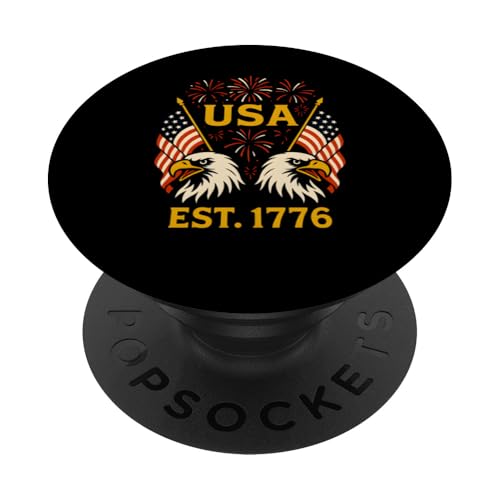 4. Juli Independence Day USA 1776 Patriotic American PopSockets Klebender PopGrip 4. Juli Independence Day USA 1776 Patriotic American PopSockets Klebender PopGrip von Patriotic Panache - 4th of July & Memorial Day