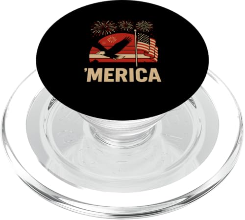4. Juli 'Merica Vintage Sunset USA Fireworks PopSockets PopGrip für MagSafe 4. Juli 'Merica Vintage Sunset USA Fireworks PopSockets PopGrip für MagSafe von Patriotic Panache - 4th of July & Memorial Day