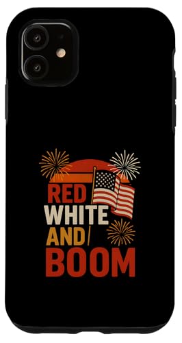 4. Juli Rot Weiß und Boom Patriotische Damen USA Hülle für iPhone 11 4. Juli Rot Weiß und Boom Patriotische Damen USA Hülle für iPhone 11 von Patriotic Panache - 4th of July & Memorial Day