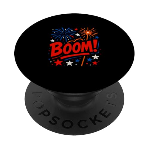 Cool Kids 4. Juli BOOM Fireworks Patriotic American USA PopSockets Klebender PopGrip Cool Kids 4. Juli BOOM Fireworks Patriotic American USA PopSockets Klebender PopGrip von Patriotic Panache - 4th of July & Memorial Day