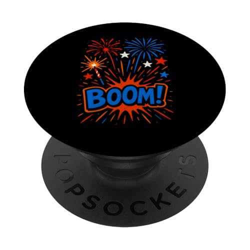 Cool Kids 4. Juli BOOM Fireworks Patriotic American USA PopSockets Klebender PopGrip Cool Kids 4. Juli BOOM Fireworks Patriotic American USA PopSockets Klebender PopGrip von Patriotic Panache - 4th of July & Memorial Day