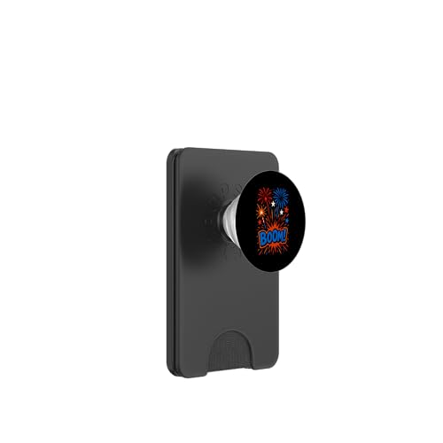 Cool Kids 4. Juli BOOM Fireworks Patriotic American USA PopSockets PopWallet für MagSafe Cool Kids 4. Juli BOOM Fireworks Patriotic American USA PopSockets PopWallet für MagSafe von Patriotic Panache - 4th of July & Memorial Day
