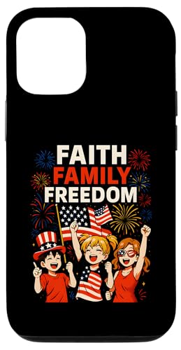 Cool Kids 4. Juli Faith Family Freedom American USA Hülle für iPhone 12/12 Pro Cool Kids 4. Juli Faith Family Freedom American USA Hülle für iPhone 12/12 Pro von Patriotic Panache - 4th of July & Memorial Day