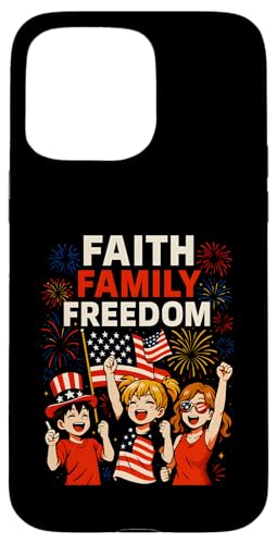 Cool Kids 4. Juli Faith Family Freedom American USA Hülle für iPhone 15 Pro Max Cool Kids 4. Juli Faith Family Freedom American USA Hülle für iPhone 15 Pro Max von Patriotic Panache - 4th of July & Memorial Day
