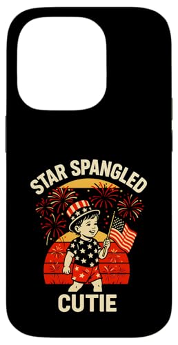 Cooles patriotisches US-Feuerwerk mit Star Spangled Cutie für Kinder Hülle für iPhone 14 Pro Cooles patriotisches US-Feuerwerk mit Star Spangled Cutie für Kinder Hülle für iPhone 14 Pro von Patriotic Panache - 4th of July & Memorial Day