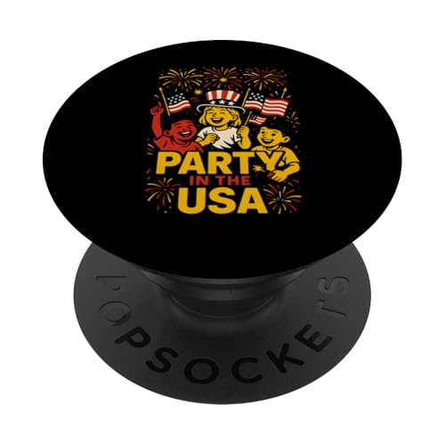 Kids 4th of Juli Party in the USA Patriotic PopSockets Klebender PopGrip Kids 4th of Juli Party in the USA Patriotic PopSockets Klebender PopGrip von Patriotic Panache - 4th of July & Memorial Day