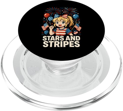 Kinder feiern Stars and Stripes Patriotic USA PopSockets PopGrip für MagSafe Kinder feiern Stars and Stripes Patriotic USA PopSockets PopGrip für MagSafe von Patriotic Panache - 4th of July & Memorial Day