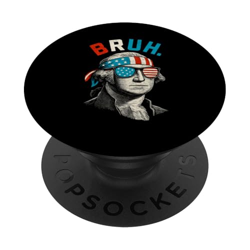 Lustige 4. Juli George Washington Sonnenbrille Bruh USA PopSockets Klebender PopGrip Lustige 4. Juli George Washington Sonnenbrille Bruh USA PopSockets Klebender PopGrip von Patriotic Panache - 4th of July & Memorial Day