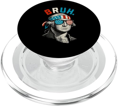 Lustige 4. Juli George Washington Sonnenbrille Bruh USA PopSockets PopGrip für MagSafe Lustige 4. Juli George Washington Sonnenbrille Bruh USA PopSockets PopGrip für MagSafe von Patriotic Panache - 4th of July & Memorial Day