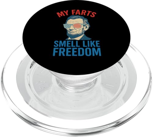 Lustiger 4. Juli Abraham Lincoln Farts Smell Like Freedom PopSockets PopGrip für MagSafe Lustiger 4. Juli Abraham Lincoln Farts Smell Like Freedom PopSockets PopGrip für MagSafe von Patriotic Panache - 4th of July & Memorial Day