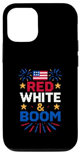 Niedliches Feuerwerk 4. Juli Amerika Rot Weiß & Boom 8-Bit Hülle für iPhone 12/12 Pro Niedliches Feuerwerk 4. Juli Amerika Rot Weiß & Boom 8-Bit Hülle für iPhone 12/12 Pro von Patriotic Panache - 4th of July & Memorial Day