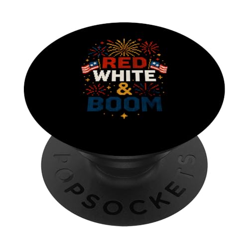 Niedliches Feuerwerk 4. Juli Amerika Rot Weiß & Boom 8-Bit PopSockets Klebender PopGrip Niedliches Feuerwerk 4. Juli Amerika Rot Weiß & Boom 8-Bit PopSockets Klebender PopGrip von Patriotic Panache - 4th of July & Memorial Day