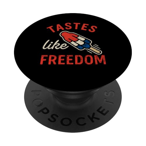 Vintage 4. Juli America Tastes Like Freedom Popsicle USA PopSockets Klebender PopGrip Vintage 4. Juli America Tastes Like Freedom Popsicle USA PopSockets Klebender PopGrip von Patriotic Panache - 4th of July & Memorial Day