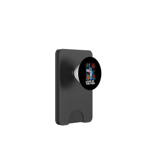 Vintage 4. Juli Amerika Land des kostenlosen 8-Bit-Feuerwerks PopSockets PopWallet für MagSafe Vintage 4. Juli Amerika Land des kostenlosen 8-Bit-Feuerwerks PopSockets PopWallet für MagSafe von Patriotic Panache - 4th of July & Memorial Day