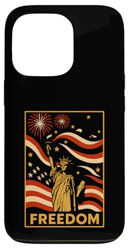 Vintage 4. Juli Freiheitsstatue der Freiheitsstatue Feuerwerk USA Hülle für iPhone 13 Pro Vintage 4. Juli Freiheitsstatue der Freiheitsstatue Feuerwerk USA Hülle für iPhone 13 Pro von Patriotic Panache - 4th of July & Memorial Day