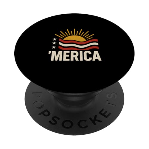 Vintage 4. Juli Merica Fireworks USA Flagge PopSockets Klebender PopGrip Vintage 4. Juli Merica Fireworks USA Flagge PopSockets Klebender PopGrip von Patriotic Panache - 4th of July & Memorial Day