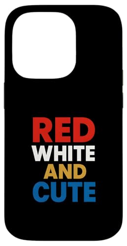 Vintage 4. Juli rot weiß und niedlich patriotische USA Hülle für iPhone 14 Pro von Patriotic Panache - 4th of July & Memorial Day