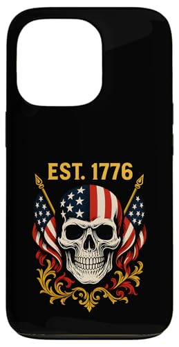 Vintage Totenkopf Tattoo 4. Juli Amerikanische Flagge 1776 Hülle für iPhone 13 Pro Vintage Totenkopf Tattoo 4. Juli Amerikanische Flagge 1776 Hülle für iPhone 13 Pro von Patriotic Panache - 4th of July & Memorial Day
