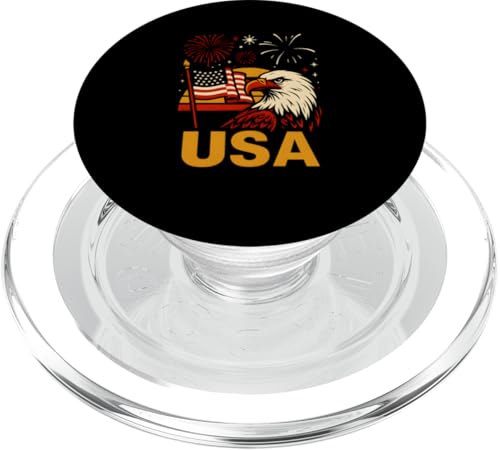 Vintage USA 4. Juli Amerika Retro USA Sonnenuntergang Feuerwerk PopSockets PopGrip für MagSafe Vintage USA 4. Juli Amerika Retro USA Sonnenuntergang Feuerwerk PopSockets PopGrip für MagSafe von Patriotic Panache - 4th of July & Memorial Day