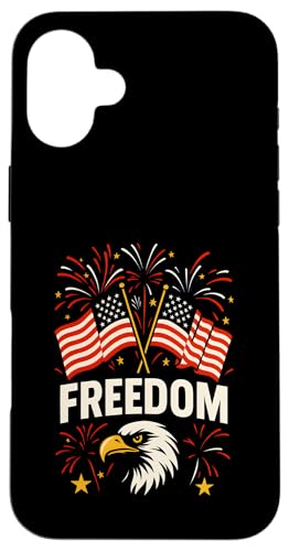 Vintage USA Flagge 4. Juli Freiheit Adler Feuerwerk 1776 Hülle für iPhone 16 Plus Vintage USA Flagge 4. Juli Freiheit Adler Feuerwerk 1776 Hülle für iPhone 16 Plus von Patriotic Panache - 4th of July & Memorial Day