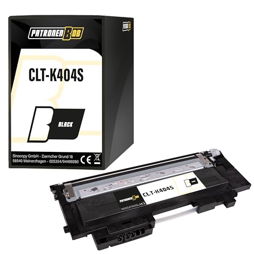 Patronenbob 1x Toner Kompatibel C430 CLT-K404S BK für Samsung Xpress C430 C480W/FW von Patronenbob