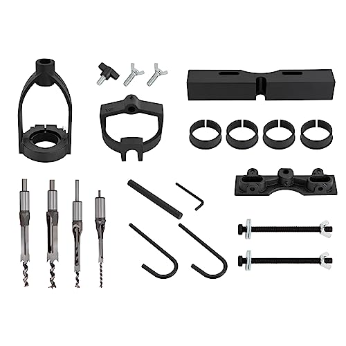 Stemmbohreraufsatz für Bohrmaschine Stemmmaschine Mit 4 Modellbohrer 6.35mm,15.8mm,9.5mm,12.7mm,Bohrer für Bohrmaschine,Zubehör,Feste Halterung,für Holz,Metallbohren Stemmbohreraufsatz für Bohrmaschine Stemmmaschine Mit 4 Modellbohrer 6.35mm,15.8mm,9.5mm,12.7mm,Bohrer für Bohrmaschine,Zubehör,Feste Halterung,für Holz,Metallbohren von PattenlLevi
