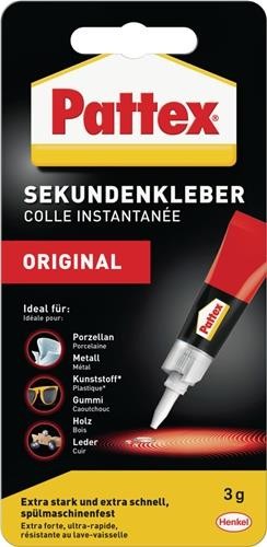 12 Stk. Pattex Sekundenkleber Classic 3g farblos Tube PSK1C / 1865401 12 Stk. Pattex Sekundenkleber Classic 3g farblos Tube PSK1C / 1865401 von Pattex