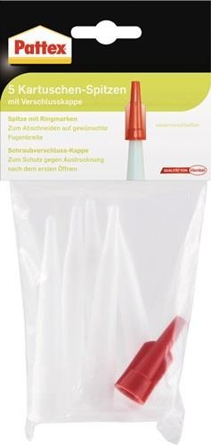 15 Stk. Pattex Kartuschenspitzen PFWKS Ku.5 Spitzen,1 Verschlusskappe Btl. 15 Stk. Pattex Kartuschenspitzen PFWKS Ku.5 Spitzen,1 Verschlusskappe Btl. von Pattex