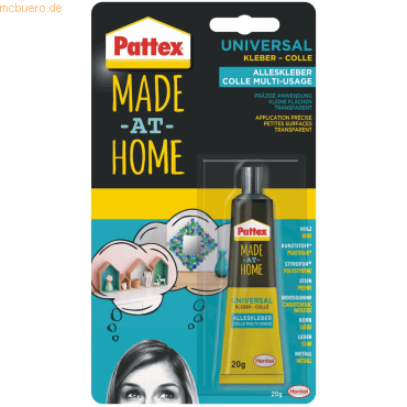 6 x Pattex Alleskleber Made at Home Universal lösungsmittelfrei 20g 6 x Pattex Alleskleber Made at Home Universal lösungsmittelfrei 20g von Pattex