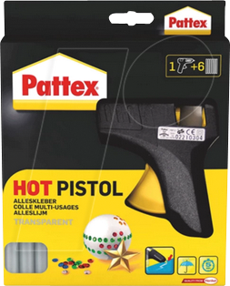 PATTEX PMHHP - Heißklebepistole, HOT Pistol Made at Home von Pattex