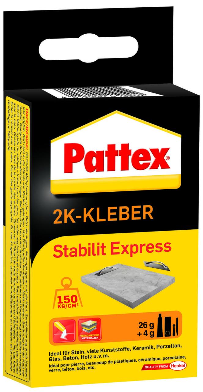 Pattex 2 Komponenten-Kleber Harz 26,0 g, Härtepulver 4,0 g von Pattex