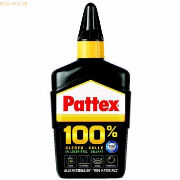 6 x Pattex Alleskleber 100% 100g 6 x Pattex Alleskleber 100% 100g von Pattex