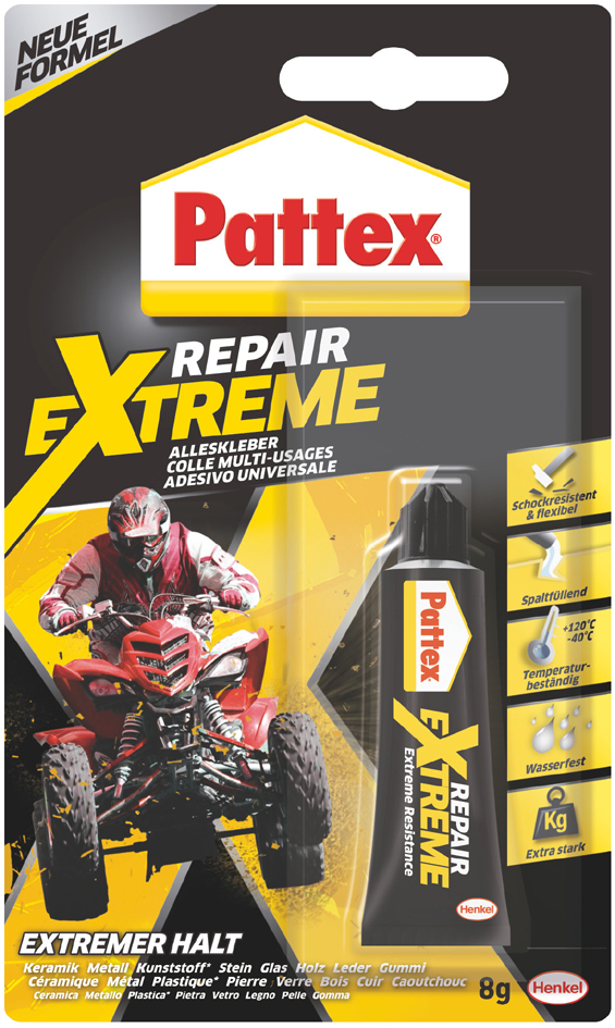 Pattex Alleskleber 100% Repair Extreme, 20 g Tube von Pattex