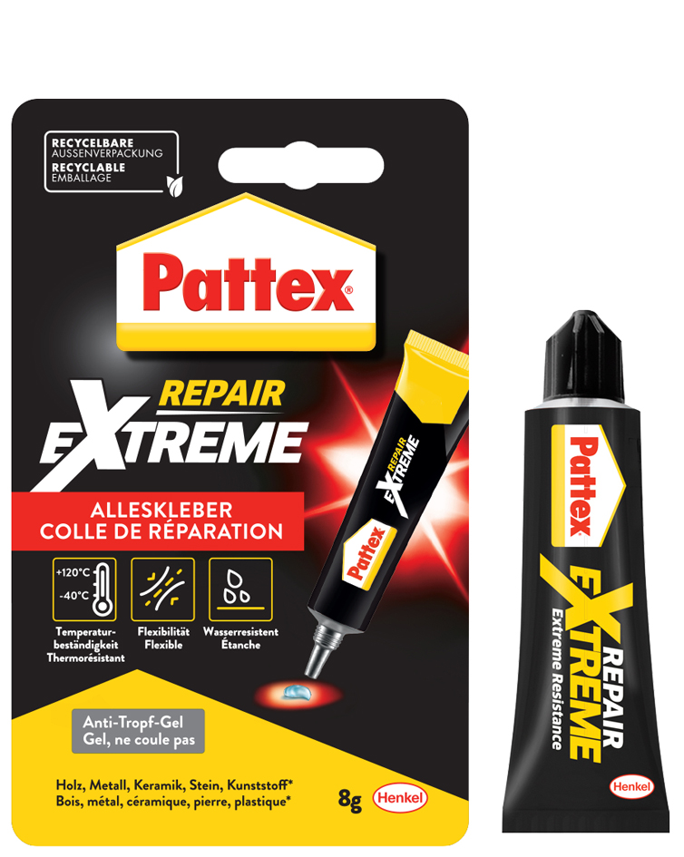 Pattex Alleskleber Repair Extreme, 8 g Tube von Pattex