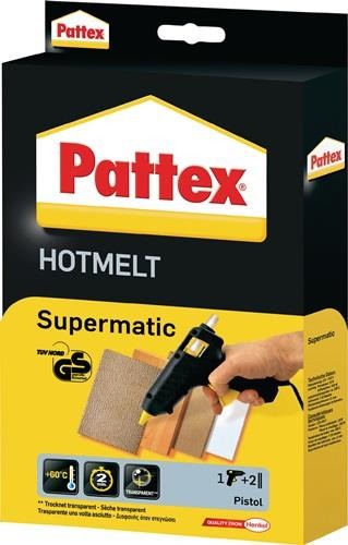 Pattex Heißklebepistole Supermatic Klebeleistung 4,5 g/min 7-10 min 11mm von Pattex
