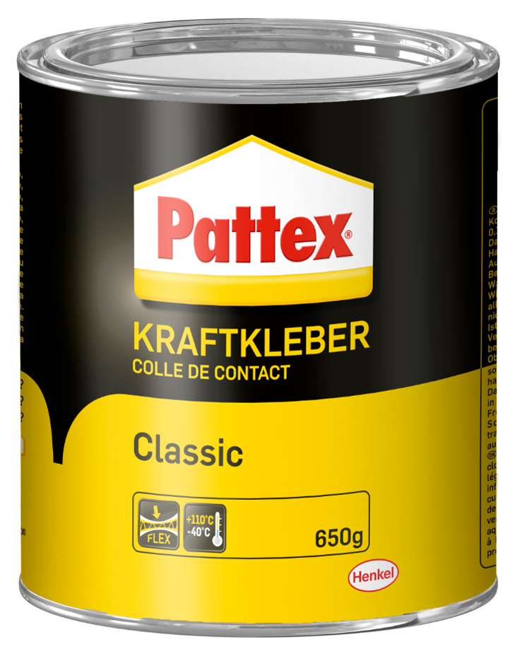 Pattex Kraftkleber Classic, lösemittelhaltig, 650 g Dose von Pattex