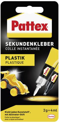 Pattex Plastix Kunststoffkleber PSA1C 1 Set von Pattex