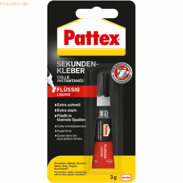 Pattex Sekundenkleber Classic flüssig 3g Pattex Sekundenkleber Classic flüssig 3g von Pattex