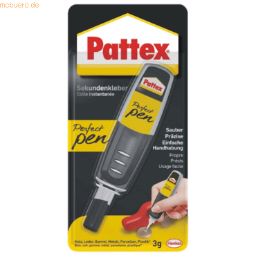 Pattex Sekundenkleber Perfect Pen lösungsmittelfrei 3g von Pattex