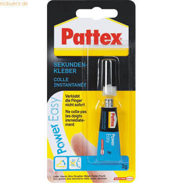 Pattex Sekundenkleber Power Easy Gel 3g Pattex Sekundenkleber Power Easy Gel 3g von Pattex