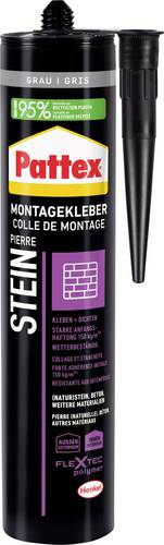 Pattex Stein Montagekleber Herstellerfarbe Grau PTRST 420g von Pattex