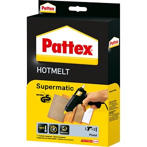 Pattex Supermatic Hot Melt Heißklebepistole schwarz von Pattex