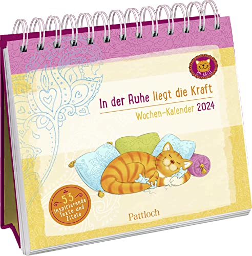 Wochenkalender 2024: Om-Katze: In der Ruhe liegt die Kraft: Aufstell-Kalender mit Wochenkalendarium, Tischkalender für Fans von Lisa Manneh Wochenkalender 2024: Om-Katze: In der Ruhe liegt die Kraft: Aufstell-Kalender mit Wochenkalendarium, Tischkalender für Fans von Lisa Manneh von Pattloch
