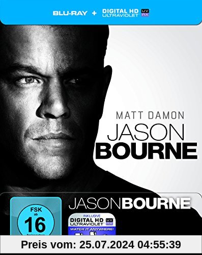 Jason Bourne - Steelbook [Blu-ray] [Limited Edition] von Paul Greengrass