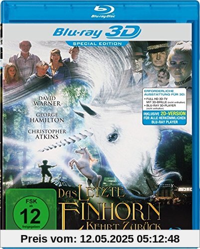 Das letzte Einhorn kehrt zurück [3D Blu-ray] von Paul Matthews