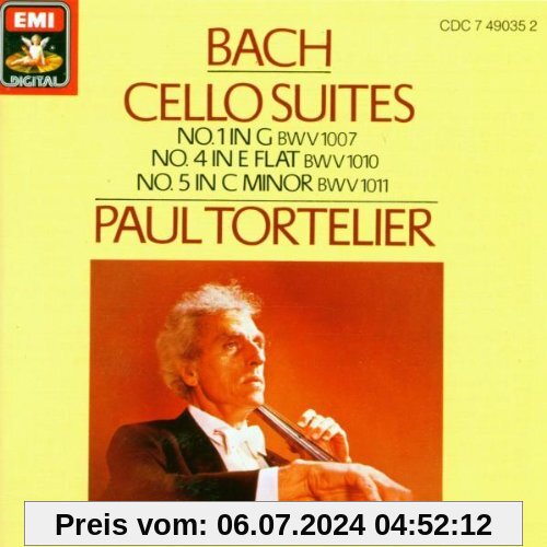 Cellosuiten 1, 4, 5 von Paul Tortelier
