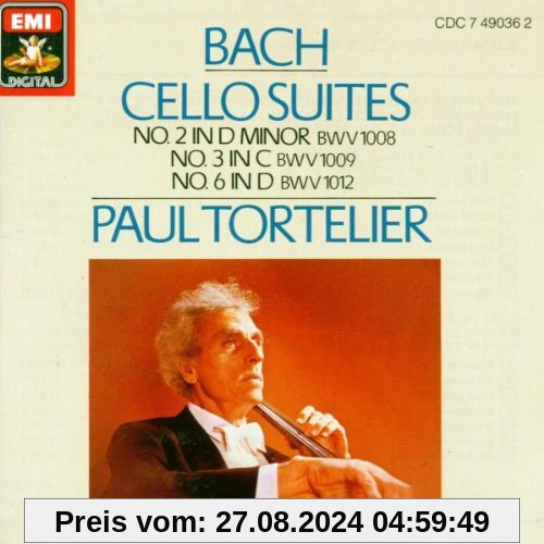 Cellosuiten 2, 3, 6 von Paul Tortelier