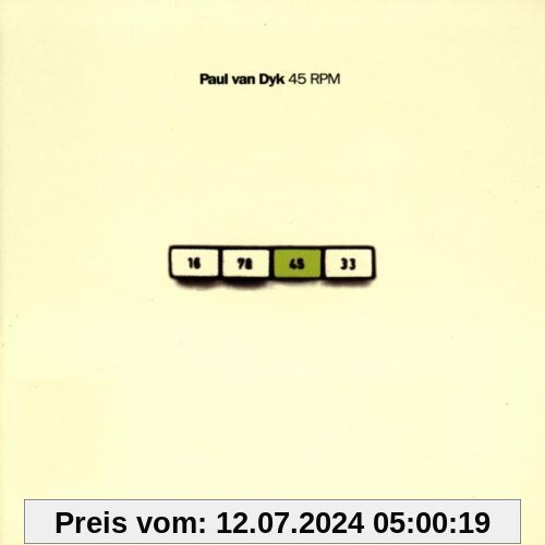 45 RPM von Paul Van Dyk